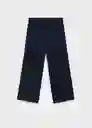 Pantalón Megan Navy Talla 10 Niñas Mango