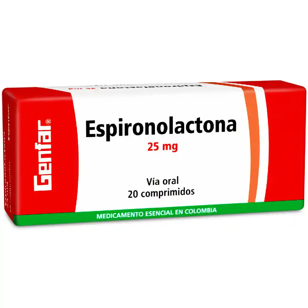 Genfar Espironolactona (25 mg)