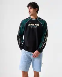 Buzo Hombre Negro Talla S 882G090_NEG194004 Americanino