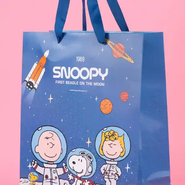 Bolsa de Regalo Holográfica Grande Snoopy Miniso