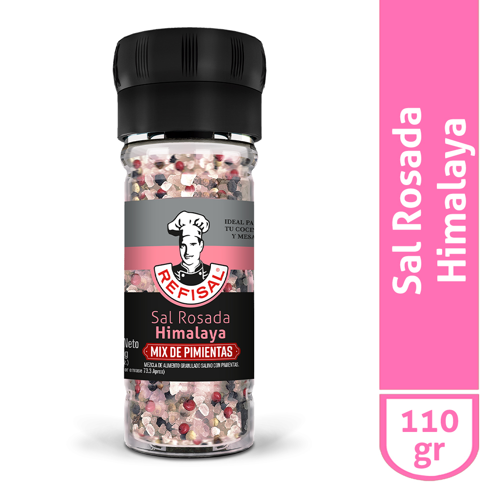 Refisal Sal Rosada Himalaya Mix de Pimientas 110 g