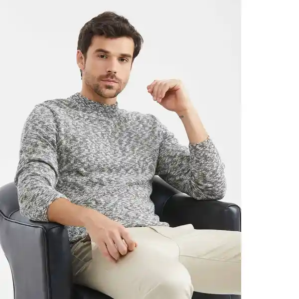 Sueter Retro Gris Estaño Medio Talla XXL Chevignon