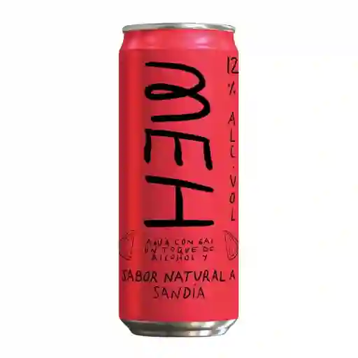 Meh Agua Con Gas Hard Seltzer Sandía