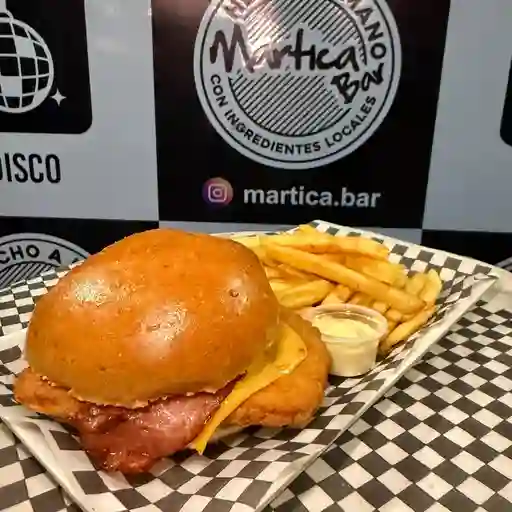 Sandwich de pollo apanado !