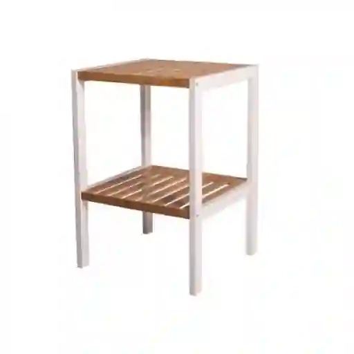 Cotidiana Repisa 2 Niveles Bamboo 34 x 33 x 50 cm