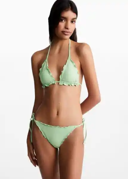 Bikini Glitter Verde Talla 20 Niña Mango