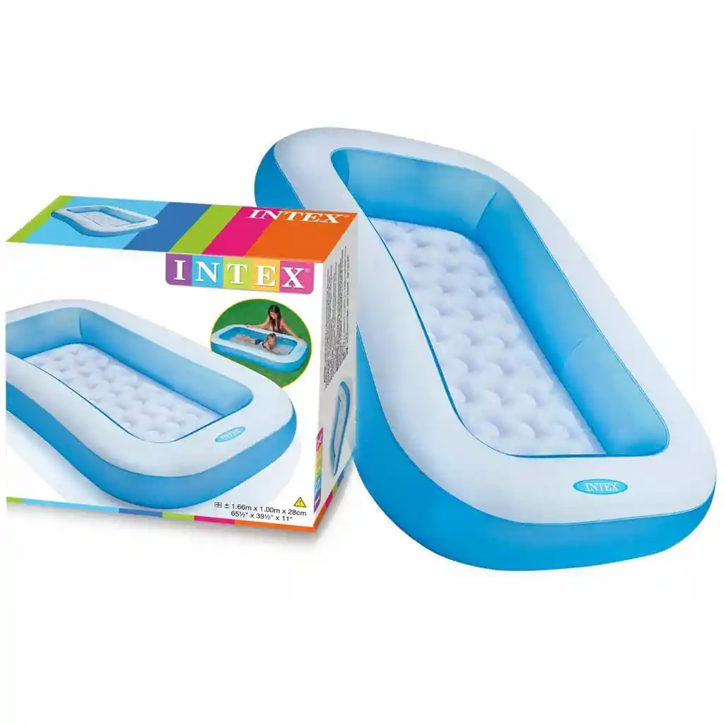 Intex Piscina Para Bebe Niños Inflable Rectangular