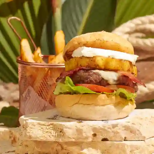 Hamburguesa Hawai Chesse en Combo