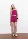Top Lilo Fucsia Talla S Mujer Mango