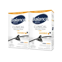Desodorante Balance Crema Clinical Invisible Hombre 2 x 50Gr	