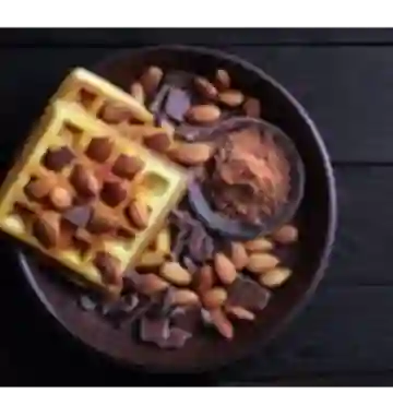 Waffle de Nueces y Chocolate