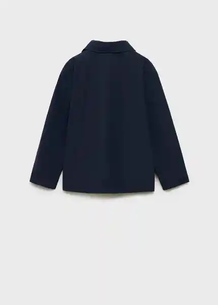 Abrigo Parka Fernando Navy Talla 07 Niños Mango