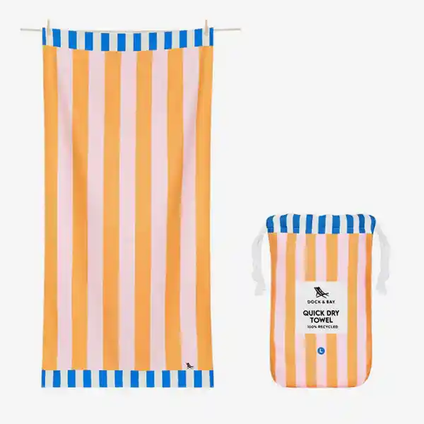 Dock & Bay Toalla Microfibra Mellow Yellow