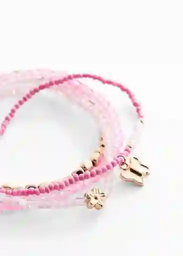 Pulsera Rosa Rosa Talla 99 Niñas Mango