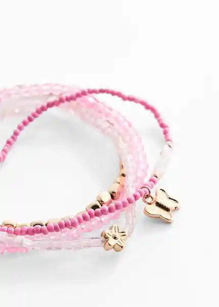 Pulsera Rosa Rosa Talla 99 Niñas Mango