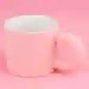 Taza de en Cerámica Con Asa Serie Miniso Rosa Miniso