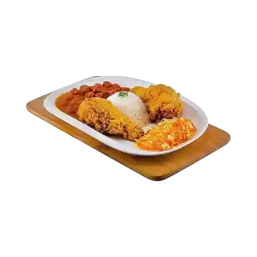 Bandeja 1/4 de Pollo