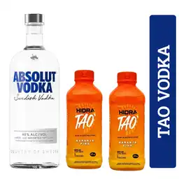 Combo Tao Vodka + Hidra Tao Naranja