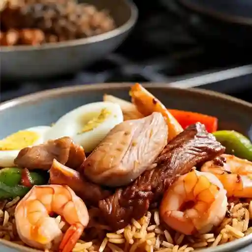 Arroz chaufa cuatrifásico