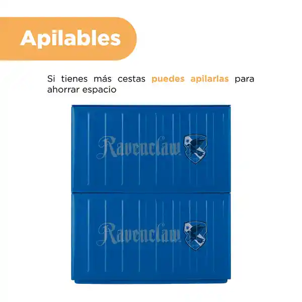 Organizador de Acero Grande Serie Harry Potter Azul Miniso