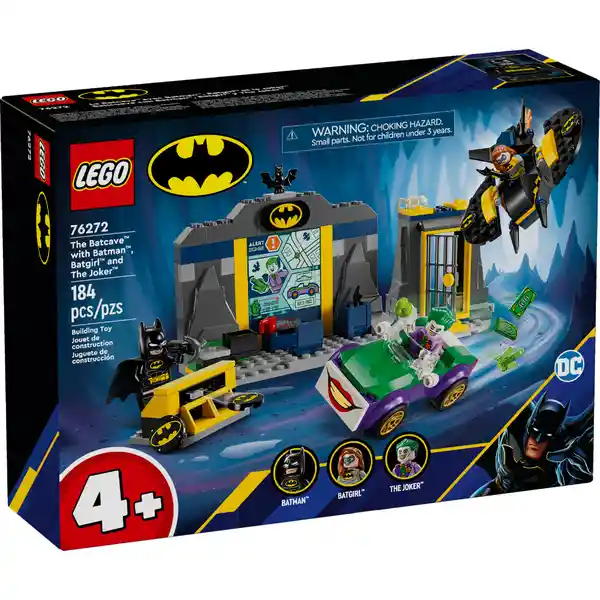 Set Construcción Batcueva Con Batman Batgirl y The Joker Lego