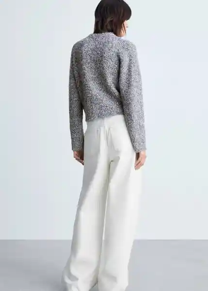 Buzo Jersey Rúcula Gris Medio Vigoré Talla S Mujer Mango