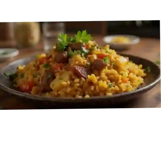 Arroz ranchero wok personal