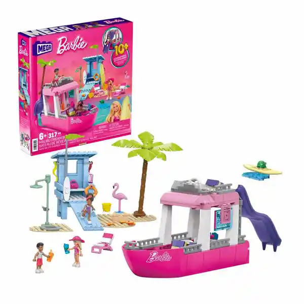 Mega Barbie Bote de Los Sueños Malibú Mattel