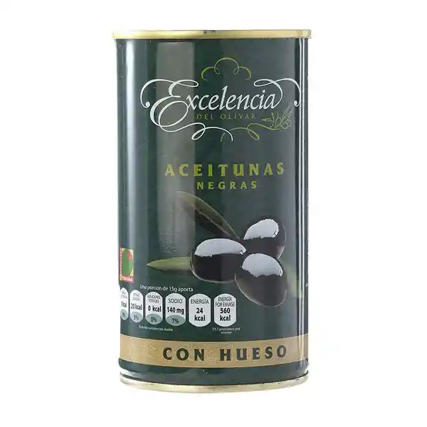 Excelencia Aceituna Negra Con Hueso