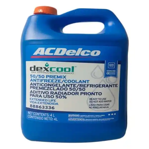 Acdelco Refrigerante Verde 33/67 Base Agua 50.000Km