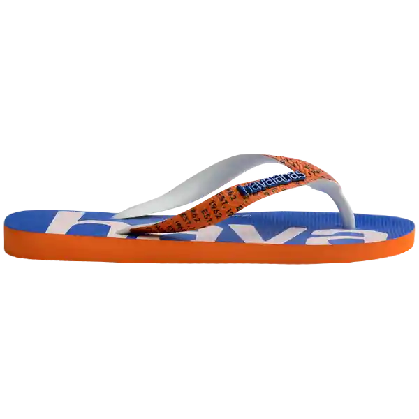 Sandalias Top Logomania Naranja Begonia T. 38 4147063 Havaianas