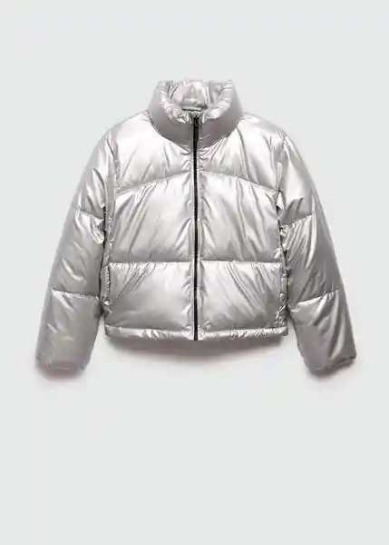 Chamarra Anorak Galaxy Plata Talla 22 Teen Niñas Mango