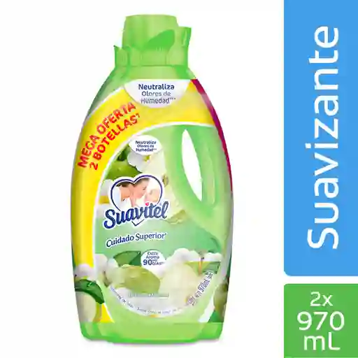 Suavitel Suavizante Cuidado Superior Frescura de Manzana 970 mL