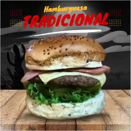 Hamburguesa tradicional