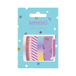 Set de Cinta Adhesiva Rollos Serie Unicorn Miniso