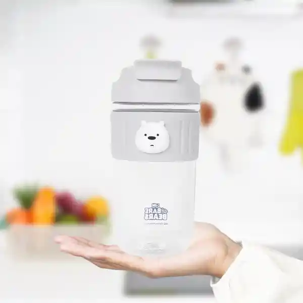 Vaso de Plástico Polar Osos Escandalosos 650 mL Miniso