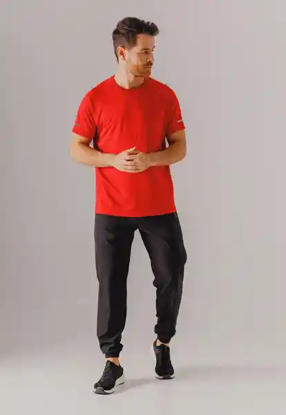 Jogger Tejido Plano Para Hombre Negro XS Bronzini Active