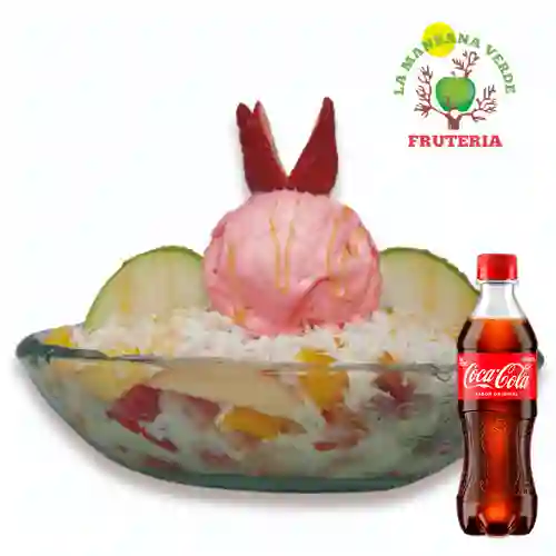 Combo Ensalada c/ Helado +Cocacola Orig 400ml