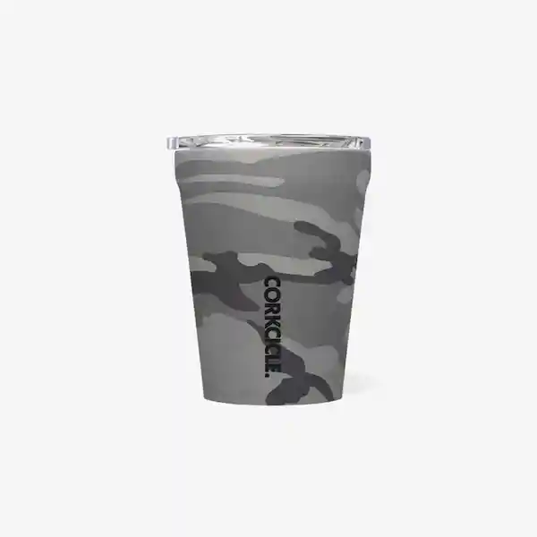 Corkcicle Vaso Tumbler Gris Camo 12 Oz Altura 14.5 cm