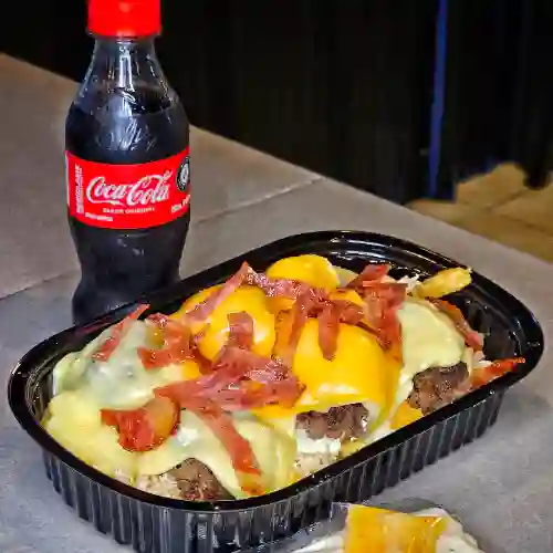 Combo Burger Fries con Gaseosa 250 ml