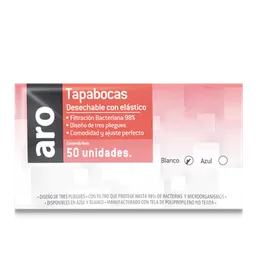 Tapaboca Blanco Aro