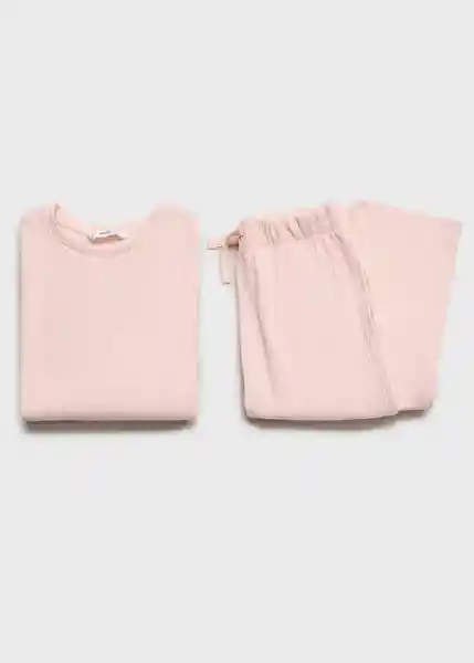 Pijama Rosita Rosa Pastel Talla 10 Niña Mango