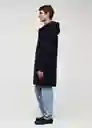 Abrigo Faro Navy Talla XXL Hombre Mango