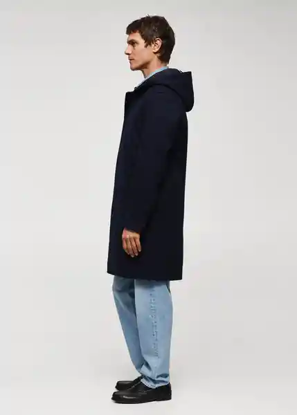 Abrigo Faro Navy Talla XXL Hombre Mango