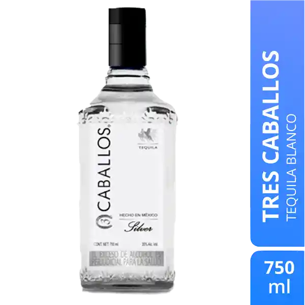 3 Caballos Tequila Silver