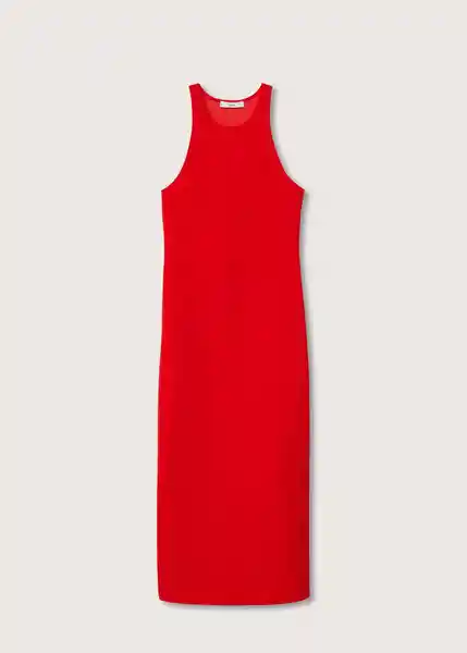 Vestido Sprio2 Rojo Talla Xs Mujer Mango