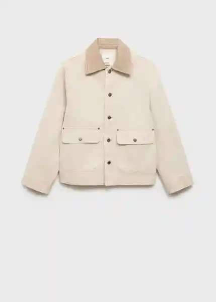 Chaqueta Cazadora Newrio Crudo Talla M Mujer Mango