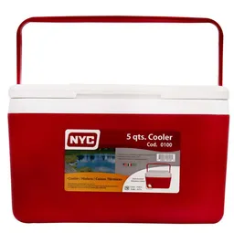 Nyc Nevera 6 Latas Rojo 8137