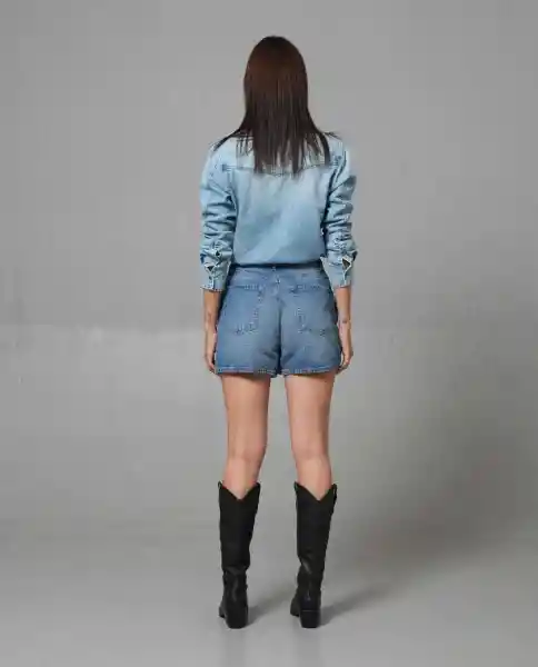 Short Mujer Azul Talla 8 253G005_AZU174021 Rifle