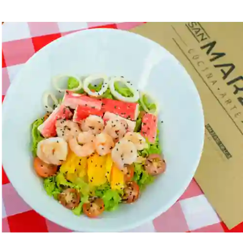 Ensalada mariscos